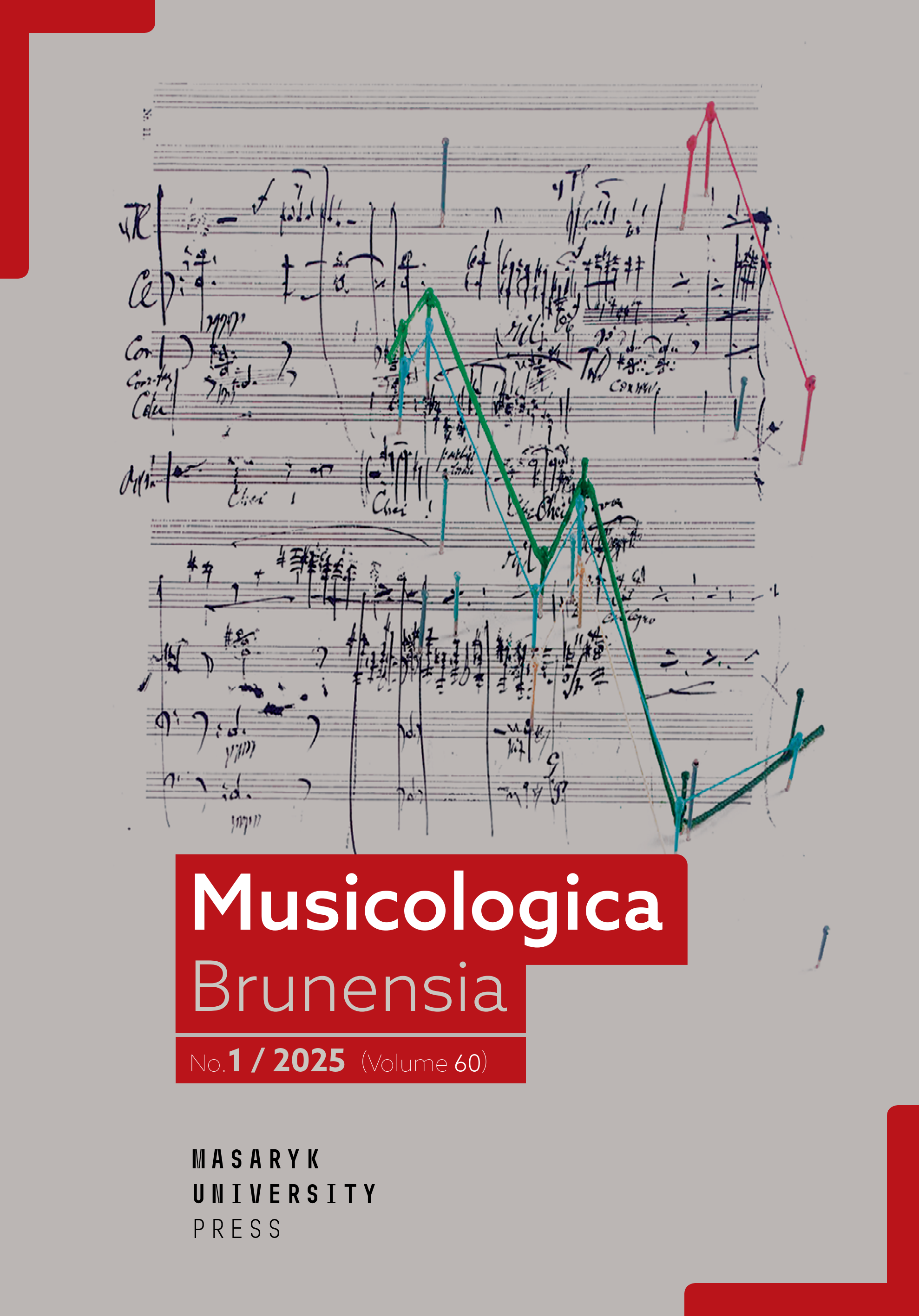 Musicologica Brunensia. Current issue cover