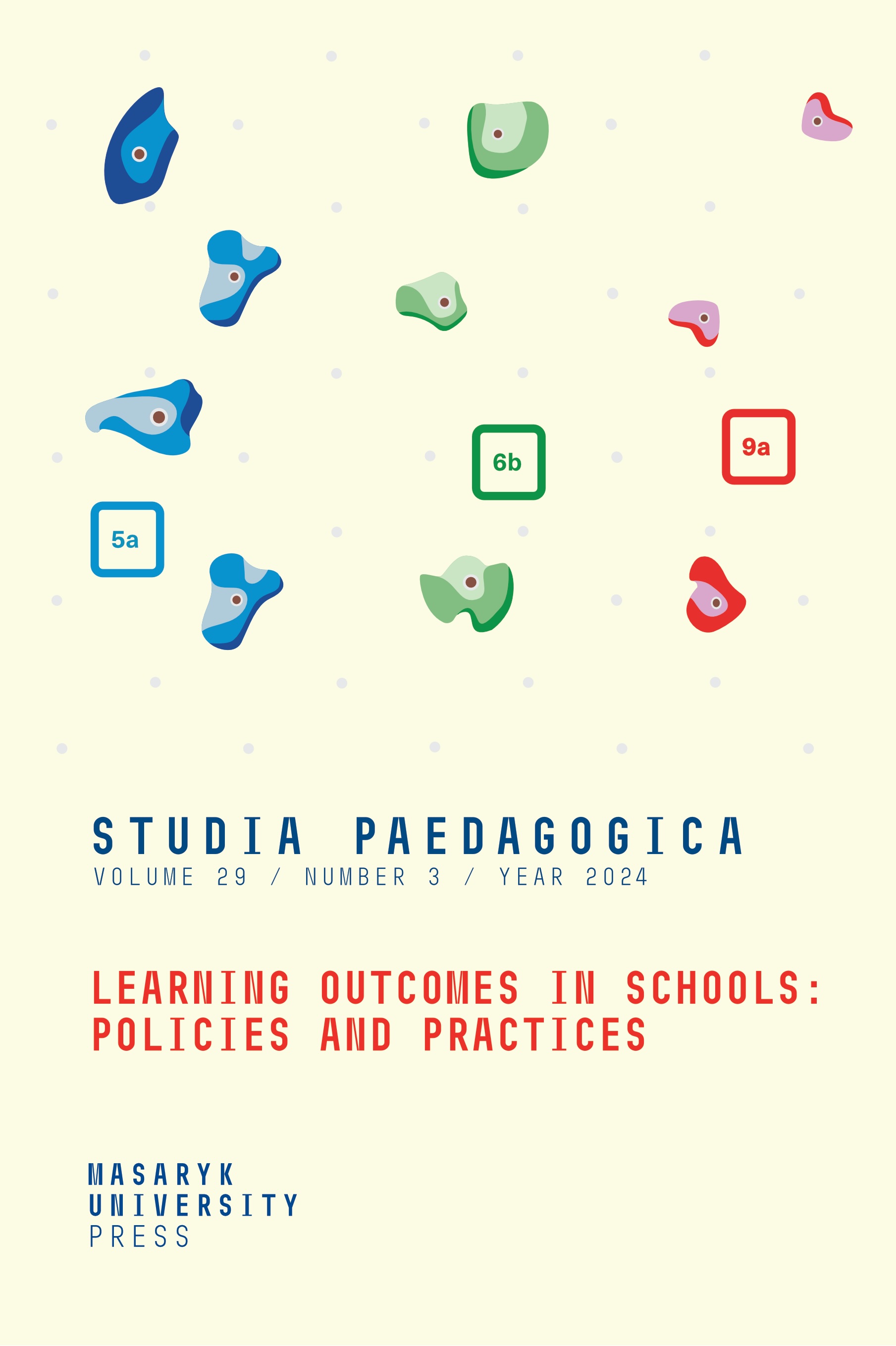 Studia paedagogica. Current issue cover